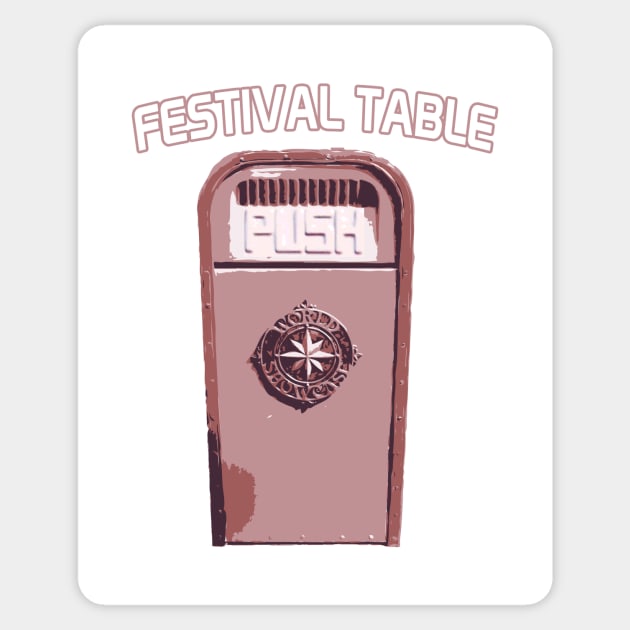 Festival Table Sticker by Bt519